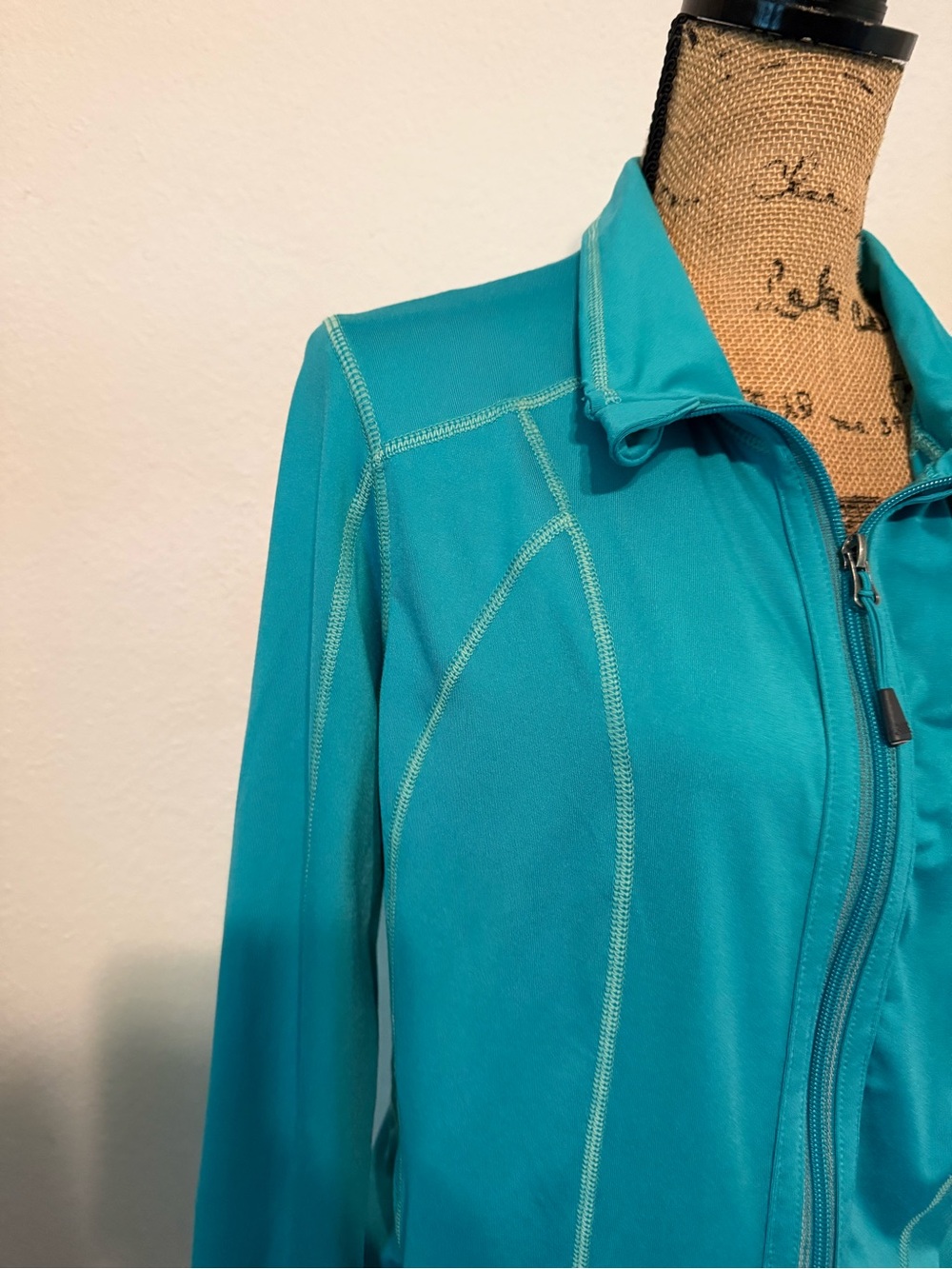 Teal Tangerine Zip up jacket size large - Picture 2 of 14